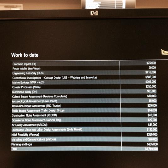 Image from Councillor Sarah Free's tweet during meeting