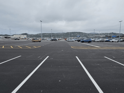 East Side Area Carpark and storage&nbsp;area